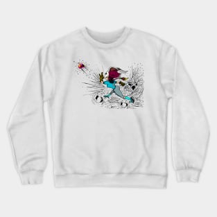 SKATING BLOODY RABBIT 020 Crewneck Sweatshirt